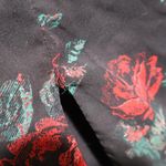 Lovers & Friends Black Rose Mini Dress Dark Romantic Sexy Date Night XS * Floral Photo 3