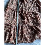 Japna  Floral Maxi Skirt Women’s Sz L Black Pink Wrap Ruffle Hem Cottagecore Photo 2