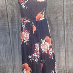 New YATHON Summer Dress Size Small Beach Sundresses Vintage Ruched Bust A Line Black Photo 2
