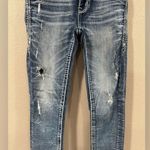 Rock Revival  Beet Red Mid-Rise Skinny Stretch Jean Photo 6