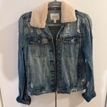 Jessica Simpson Womens Distressed Jean Jacket blue XS Photo 2
