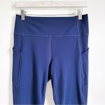 Fabletics Pureluxe Blue Activewear Yoga Leggings sz Medium Photo 2