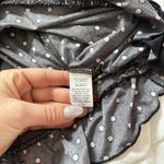 Womens Size Large Chemise Nightgown Nightie Black Pink Polka Dot Coquette Girly Photo 6