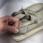 Hey Dude Grey Wendy  Shoes Women's Size 12 Casual Slip On Canvas Shoes Photo 7