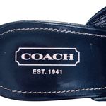 Coach Black Women's Mules with Silver Accents Sz 8.5 Photo 2