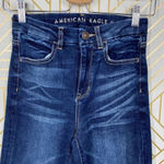 American Eagle  Curvy High Waist Jegging Jeans‎ Stretch Denim Dark Blue Size 00 Photo 2