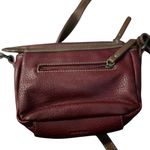 BOC Vintage Burgundy Shoulder Bag Women’s Pebbled Leather Casual Red Photo 3