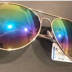 Aviator Gold Mirrored Sunglasses Photo 0