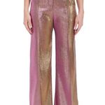 Amanda Uprichard Purple Haze Metallic Aldridge Blazer & Lucette Pants Suit Photo 7