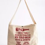 BDG Graphic Snap Sling Bag NWT - Natural Photo 0