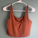 Harmony and Balance Burnt Orange Sleeveless Sports Bra Size L Photo 0