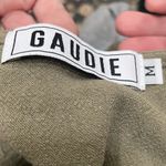 Gaudie olive green short romper with tie accents on pockets / M / Excellent cond Photo 8