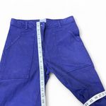 Wilfred Aritzia Free Purple Modern Utility Pants Jeans High Rise Straight Leg 6 Photo 2