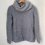 J.Crew  Gray Cowl Funnel Neck Sweatshirt Photo 0