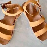 Espadrille Sandals, Size 8 1/2 Gold Photo 3