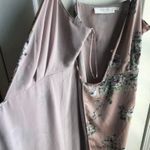 ASTR Floral Satin Silk Wrap Dress Photo 2