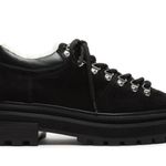 Schutz Lucille Faux Shearling-Lined Suede Hiking Boots Size 7 New in Dust Bag Photo 12