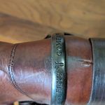 Frye  RED LINDSEY PLATE Sz 10 HARNESS BOOTS #76985 Vintage Photo 4