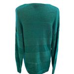 Tommy Bahama  Women's V-Neck Green Knit Sweater Size M Pullover Casual Photo 3