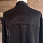 Anne Klein  Black Satin 3/4 Sleeve Tunic Top 1X Photo 9