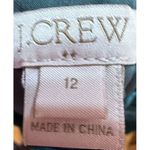 J.Crew FactoryDrapey Velvet Peplum Tank Top in Emerald Green Size 12 Photo 8