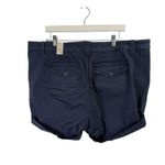 Torrid  Navy Military 3.5" Short Chino Blue Casual Cotton NEW Womens Plus 22 Photo 3