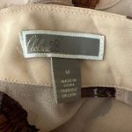 Chelsea28 ‎ Floral Long Sleeve Mock Neck Sheer Blouse Size M Photo 6