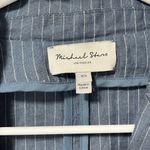 Michael Stars Lottie Linen Blue Striped Blazer size XS Photo 2
