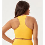 Girlfriend Collective Paloma Compression Bra in Navy Blue Size XL Photo 7