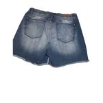 Judy Blue  Mid Rise Side Slit Plus Size Cut off Shorts Blue Size 3XL Photo 1