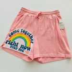 Via Penny Lane Reworked Apparel | The Beatles Come Together Graphic Pink Shorts Size L Photo 9
