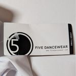 Five Dancewear Pants NWT Adult Small Hip Hop Jogger Dance Recital White Photo 4