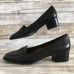 Joan & David Circa  Devon Black Square Toe Pumps.‎ Photo 1