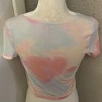 Hollister  Tie Dye Wrap Front Crop Top Pink/Blue S Pastel Festival Fairycore Photo 0