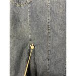 Christopher & Banks Classic Blue Denim Maxi Skirt with Belt Loops and Button Closure size 10 Photo 4