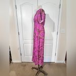 NWT Isabel Maternity Scoop Neck Floral Maxi Dress Missing Belt Photo 1