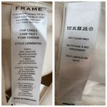 frame denim NWT FRAME Relaxed Bermuda Shorts Long Length High Rise Pockets in Bone Size 4 Photo 6