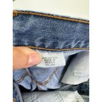 Levi's  Shorts Womens 30 Blue Jean Denim Raw Hem Mid Rise 501 Cotton‎ Photo 3