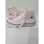 Converse  Chuck Taylor All Star Lift Platform High Gingham Light Pink Size 6 Photo 4