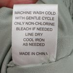 Crystal Doll Sage‎ Green Tiered Mini Dress Cottage Peasant Boho Puff Sleeve Textured Size M Photo 7