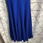 Cinderella Divine Royal Blue V-Neck Prom Gown Photo 2