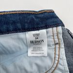 Hudson Jeans HUDSON Gemma Jean Shorts Size 24 Denim Cotton Stretch Distressed Cutoff Blue Photo 3