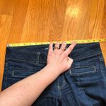 American Eagle Women's AE Hipster Dark Wash Flare Jeans Stretch Y2K Size 6 Photo 5