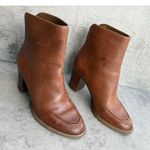 Aerosoles  City Council Women’s Dark Tan Leather Ankle Boots Zip Size 7M Photo 0