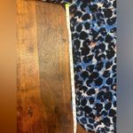 Badgley Mischka Women's Mischka blue multi-color long sleeve button down shirt size medium Photo 6