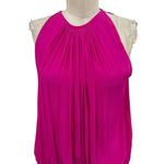 Ramy Brook  Paris Sleeveless Dress in‎ Wild Rose Hibiscus Pink Size Medium Photo 2