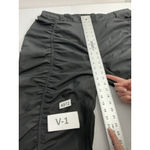 SheIn Womans  Curve Ruffle Embellished Pants 3 XL Black Front Zip/hook Belt Loops Photo 5