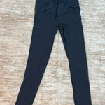 Isabel Maternity by Ingrid+Isabel Womens XS Blue Crossover Panel Active Leggings Photo 0