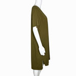 Universal Standard  Dress Womens 14-16 Olive Green Tesino T-Shirt Neutral Minimal Photo 1