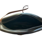 Vintage Peruzzi Black & Brown calfskin Crossbody Handbag Women's Bag Photo 7